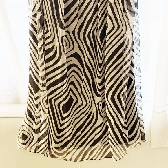 WHBM Silk maxi dress - strapless removeable straps - Picture 4 of 7